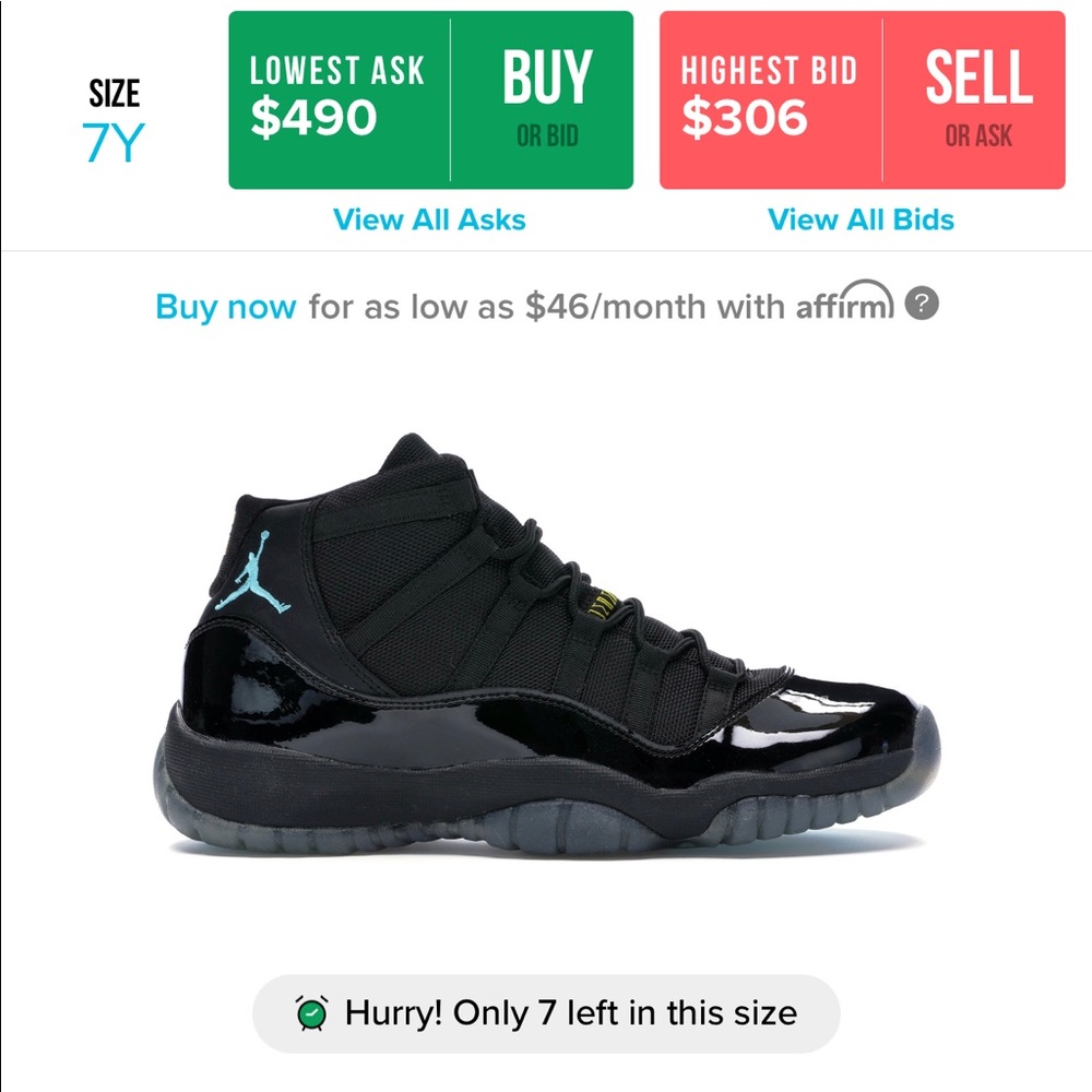 2013 Jordan 11 “gammas”